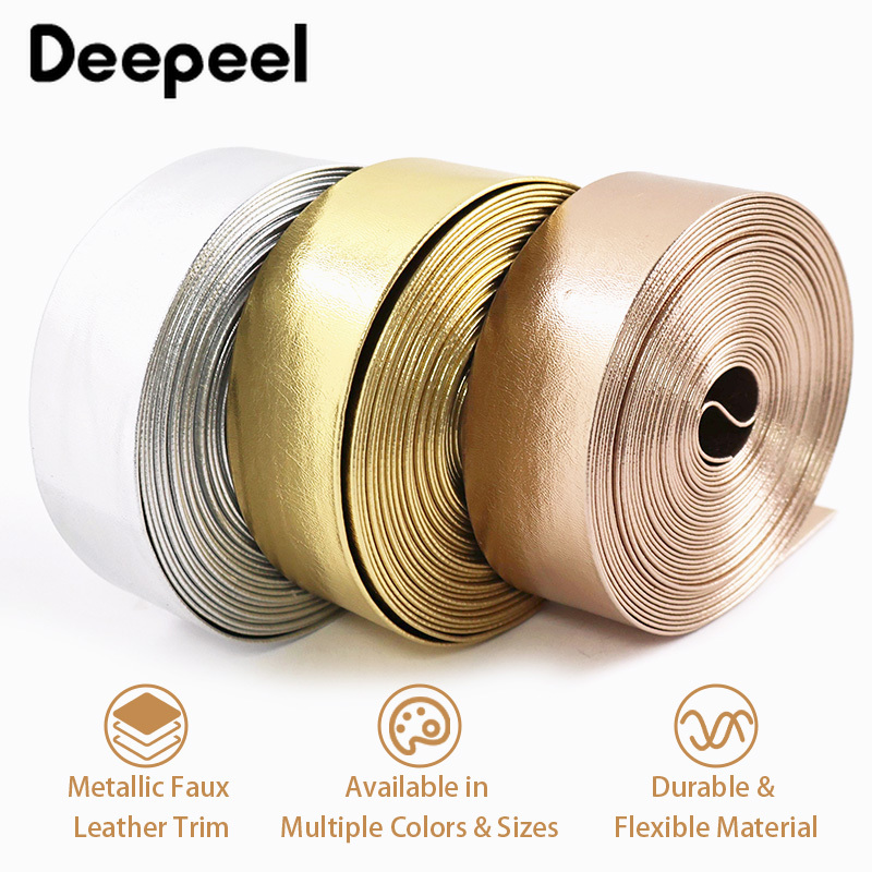 5M PU Leather Synthetic Webbin - Binding Tape Bias ulasan dan harga