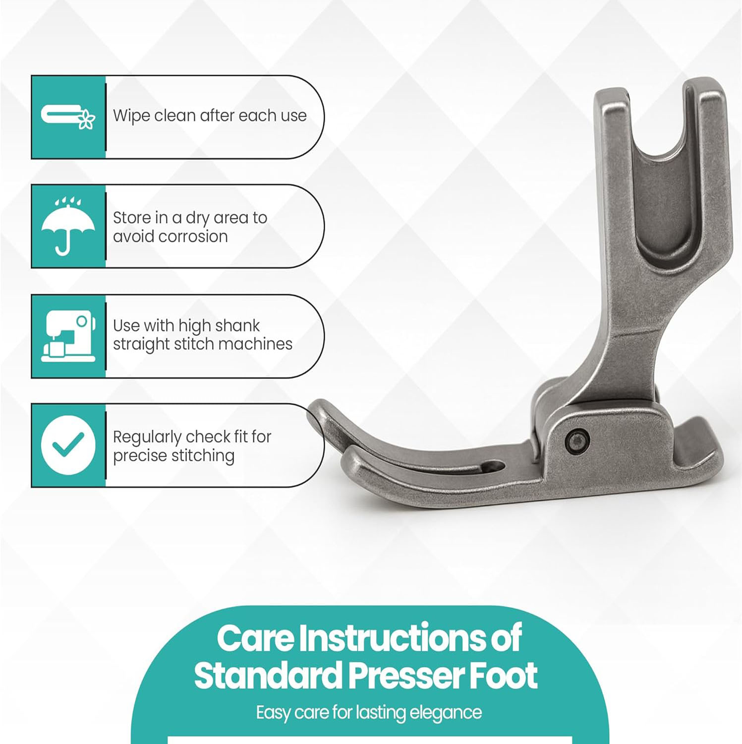 P351 Standard Presser Foot for - Sewing Machine Fabric ulasan dan harga
